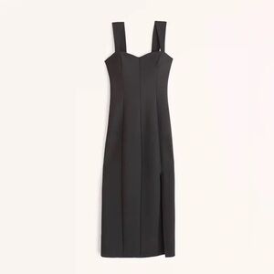 Abercrombie & Fitch Wide Strap Corset
Midi Dress - Black